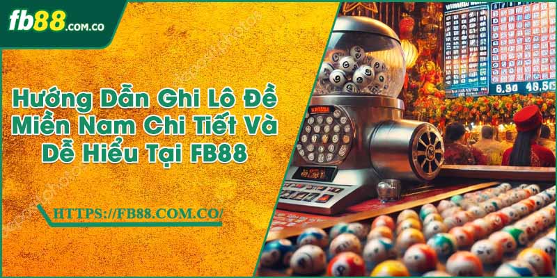 Hướng Dẫn Ghi Lô Đề Miền Nam Chi Tiết Và Dễ Hiểu Tại FB88